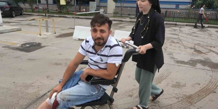 Acemi kasaplar hastanelik oldu