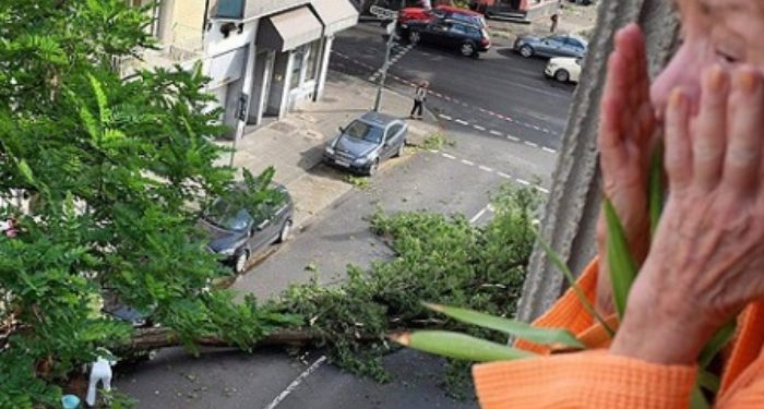 Almanya’nın Hessen eyaletini fırtına vurdu
