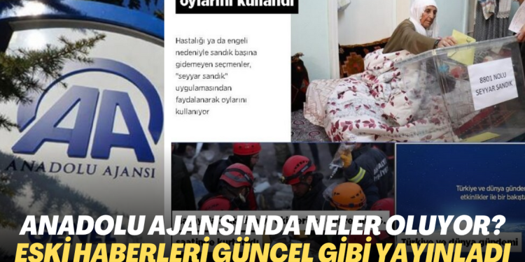 Anadolu Ajansı, 4 ay önce servis ettiği deprem haberini güncelmiş gibi yeniden yayınladı