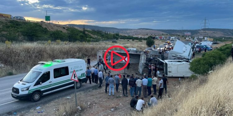 Antep'te kaza : Üç ölü, beş yaralı | Umut-Sen: Denetimin kaldırıldığı yolda yaşanan zincirleme katliam!