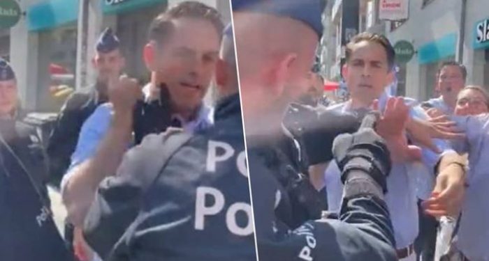 Belçika’da aşırı sağcı Vlaams Belang liderine polis tokadı