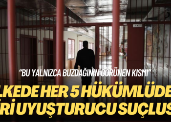“Bu yalnızca buzdağının görünen kısmı” Ülkede her 5 hükümlüden biri uyuşturucu suçlusu