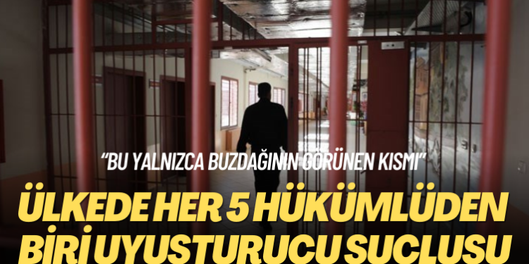 “Bu yalnızca buzdağının görünen kısmı” Ülkede her 5 hükümlüden biri uyuşturucu suçlusu