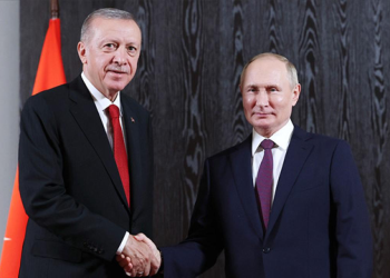Cumhurbaşkanı Erdoğan Rusya Devlet Başkanı Putin ile görüştü