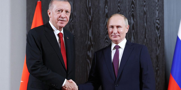 Cumhurbaşkanı Erdoğan Rusya Devlet Başkanı Putin ile görüştü