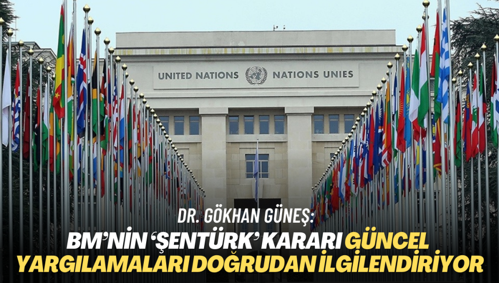 Dr. Gökhan Güneş: BM’nin ‘Şentürk’ kararı güncel yargılamaları doğrudan ilgilendiriyor