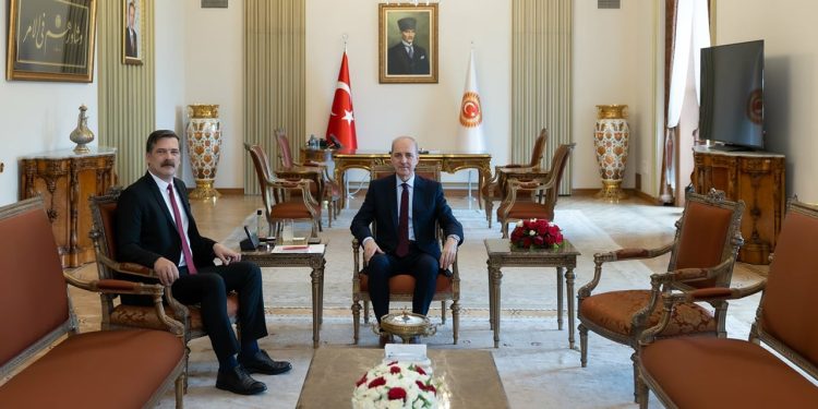 Erkan Baş TBMM başkanıyla görüştü, Atalay’ın tutukluluğuna ilişkin itirazları iletti