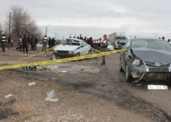 Eski eşini kazada kaybettiği yerde, ikinci eşiyle birlikte öldü