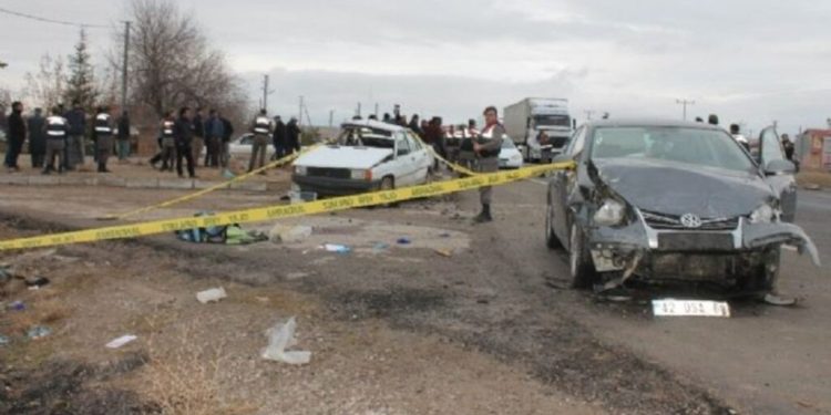 Eski eşini kazada kaybettiği yerde, ikinci eşiyle birlikte öldü