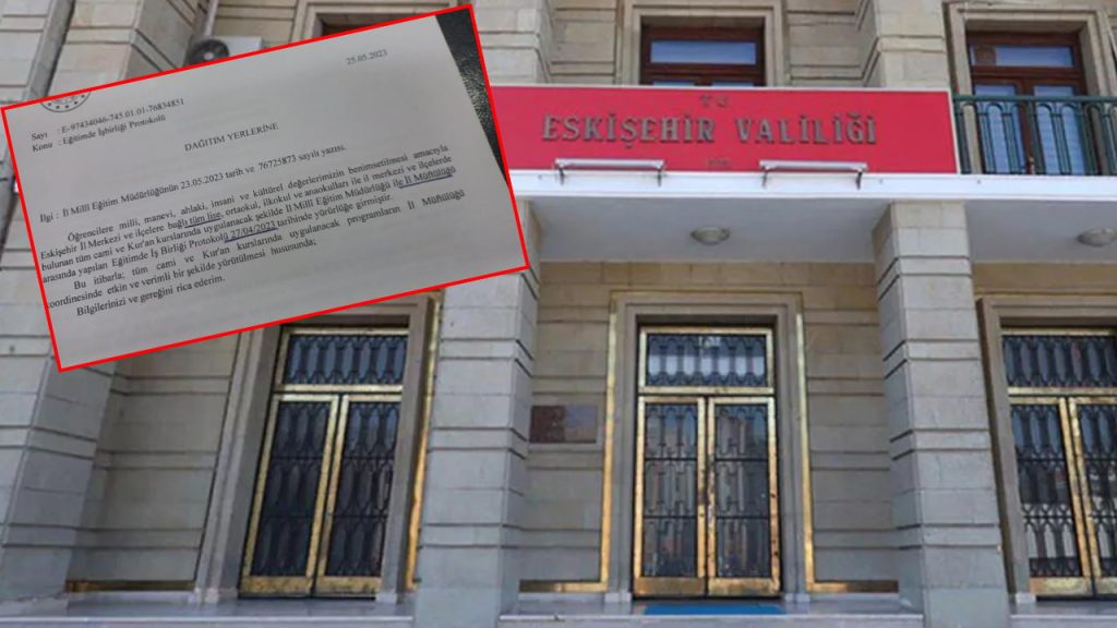 Eskişehir'de tüm okullara 'valilik onaylı' imam