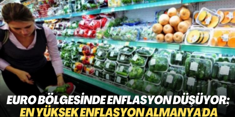 Euro bölgesinde enflasyon düşüşe geçti; En yüksek enflasyon Almanya’da