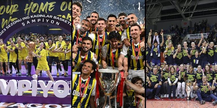Fenerbahçe birçok branşta kupaları müzesine götürdü