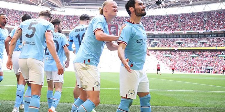 İlkay Gündoğan yıldızlaştı; FA Cup'ta Manchester City şampiyonluğa ulaştı!