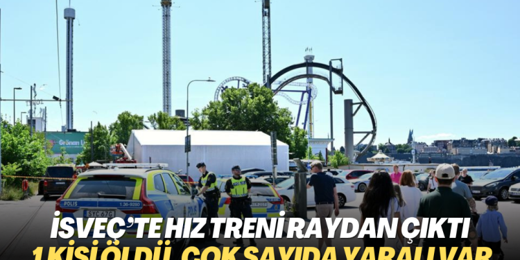 İsveç’te lunapark kazası: Hız treni raydan çıktı, 1 kişi öldü, çok sayıda yaralı var