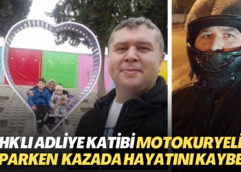 KHK’lı Adliye katibi motokuryelik yaparken hayatını kaybetti