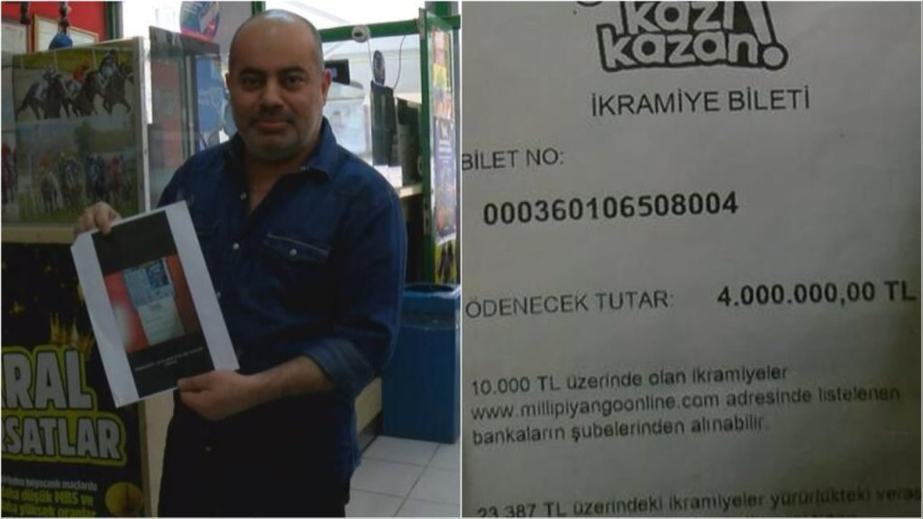 Kazı Kazan'dan 4 bin lira kazandığını sandı, bayi sayesinde 4 milyon lirasını aldı