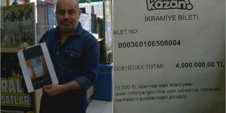 Kazı Kazan'dan 4 bin lira kazandığını sandı, bayi sayesinde 4 milyon lirasını aldı