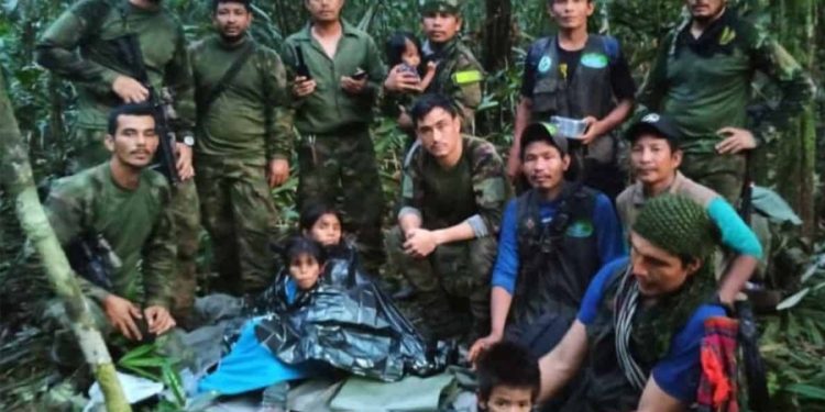 Kolombiya’da düşen uçaktaki 4 çocuk 40 gün sonra ormanda bulundu