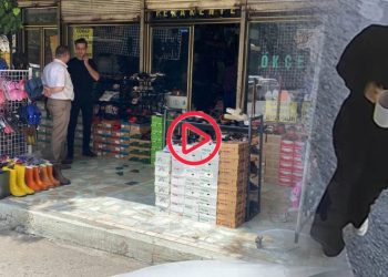 Konya'da ayakkabıcıya kimyasal maddeli saldırı