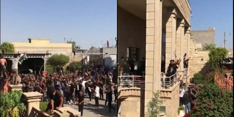 Kuran yakılmasının ardından İsveç'in Irak Büyükelçiliği'ne baskın