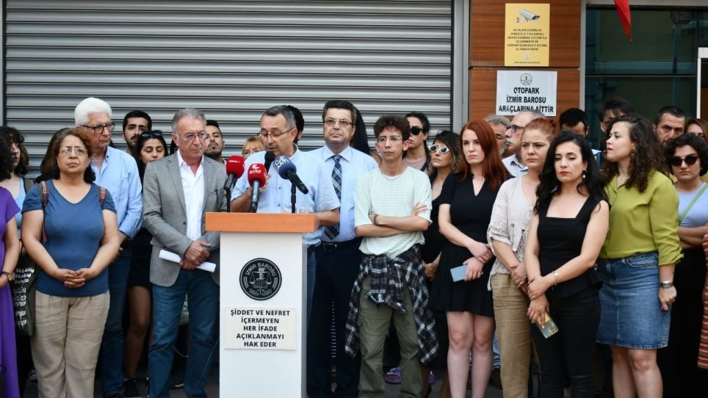 LGBTİ+'lara ve İzmir Barosuna saldırıya tepki: Haklarını savunmaya devam edeceğiz