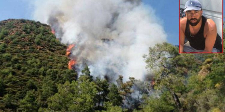 Marmaris orman yangınında bulunan cesedin kimliği belli oldu