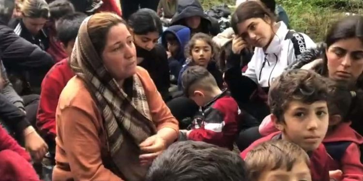 Meriç'te mahsur kalan çoğu Ezidi 91 mülteci kurtarıldı