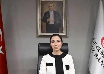Merkez Bankası Başkanı Hafize Gaye Erkan'ın makam odasından ilk fotoğraf