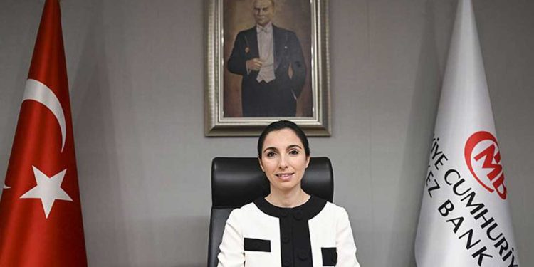 Merkez Bankası Başkanı Hafize Gaye Erkan'ın makam odasından ilk fotoğraf