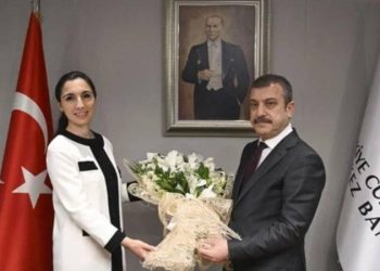 Türkiye Cumhuriyet Merkez Bankası (TCMB) Başkanı Hafize Gaye Erkan, görevi Şahap Kavcıoğlu'ndan devraldı.