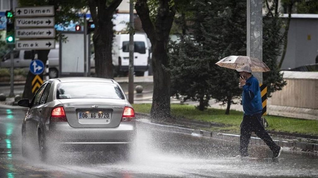 Meteoroloji'den Ankara için sağanak yağış uyarısı