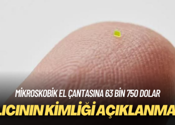 Mikroskobik el çantasına 63 bin 750 dolar: Alıcının kimliği açıklanmadı