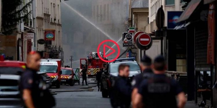 Paris'te doğalgaz patlaması: En az 16 yaralı