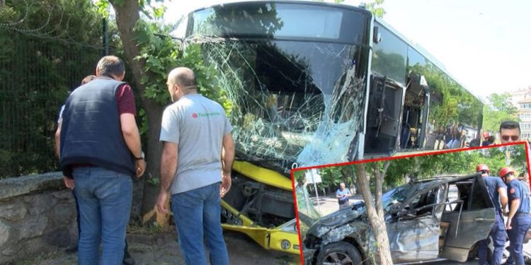 Pendik’te İETT otobüsüyle cip çarpıştı: Dört yaralı