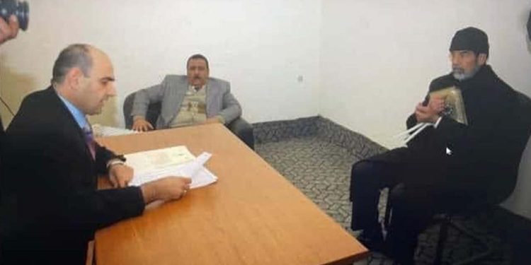 Saddam Hüseyin'in idamdan önce çekilmiş yeni fotoğrafı yayınlandı