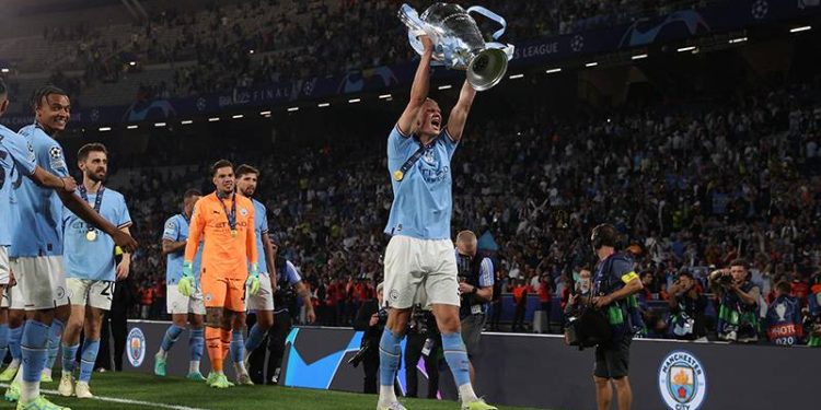 Sezon boyunca rekorları altüst etti; Şampiyonlar Ligi'nin gol kralı Erling Haaland!