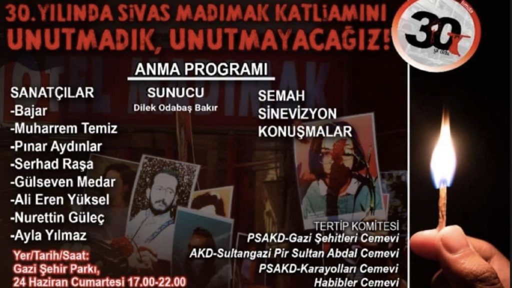 Sivas Katliamı anması ‘Grup Yorum konser verebilir’ diyerek yasakladı