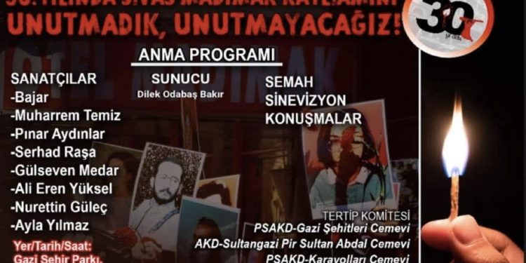 Sivas Katliamı anması ‘Grup Yorum konser verebilir’ diyerek yasakladı
