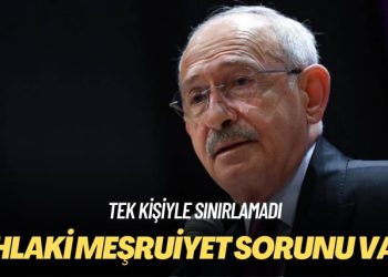 Tek kişiyle sınırlamadı: Ahlaki meşruiyet sorunu var