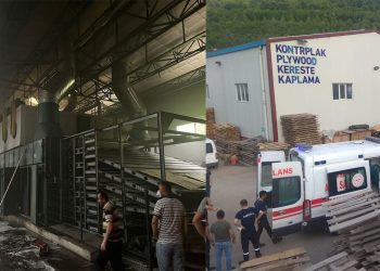 Zonguldak'ta fabrika yangını: Dört işçi dumandan etkilendi