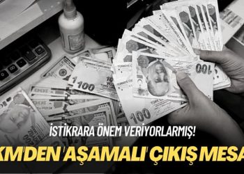 İstikrara önem veriyorlarmış! KKM’den ‘aşamalı’ çıkış mesajı