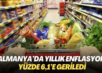 Almanya’da yıllık enflasyon yüzde 6,1’e geriledi