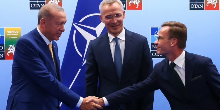 Kritik NATO Zirvesi hızlı başladı: Erdoğan, Stoltenberg ve Kristersson biraraya geldi