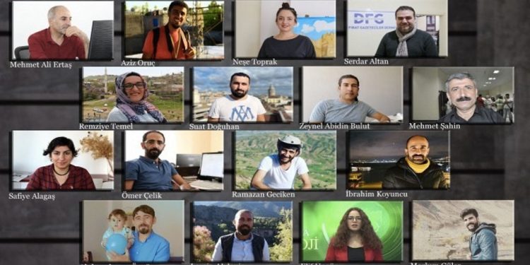 13 aydır tutuklu 15 gazetecinin davası Diyarbakır'da başlıyor