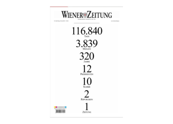 320 yıl, 10 imparator, 12 cumhurbaşkanı: Dünyanın en eski gazetesi Wiener Zeitung bugün son kez basıldı