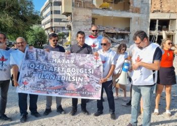 İHD: Hatay özel afet bölgesi ilan edilsin