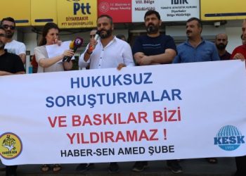 Haber Sen Amed Şubesi’nden ‘soruşturmalara’ tepki