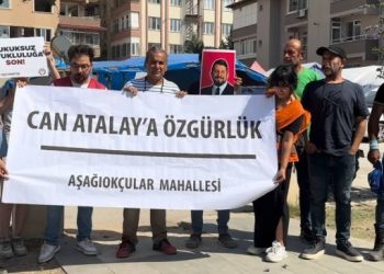 16 mahallede Can Atalay için oturma eylemi