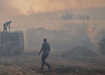 Menderes ve Aliağa’daki yangında evler hasar gördü