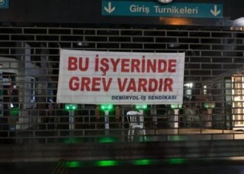 İzmir’de metro ve tramvay işçileri greve çıktı